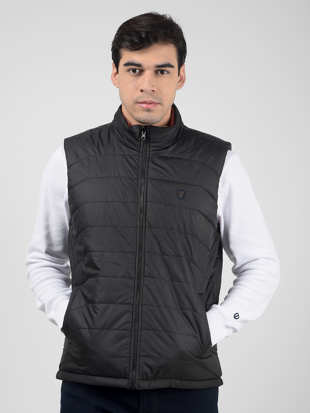 Numero Uno Men Regular Fit Reversible Puffer Jacket